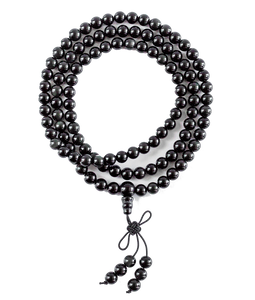 Pure Obsidian Mala Beads