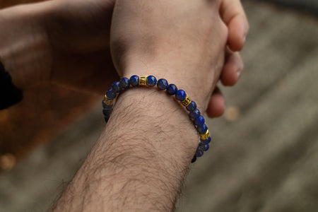 Third Eye Chakra - Lapis Lazuli Worn as a Bracelet