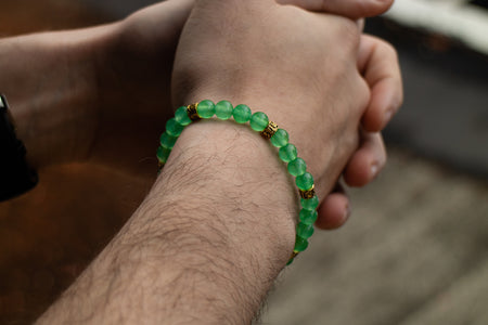 Green Aventurine Prayer Bracelet