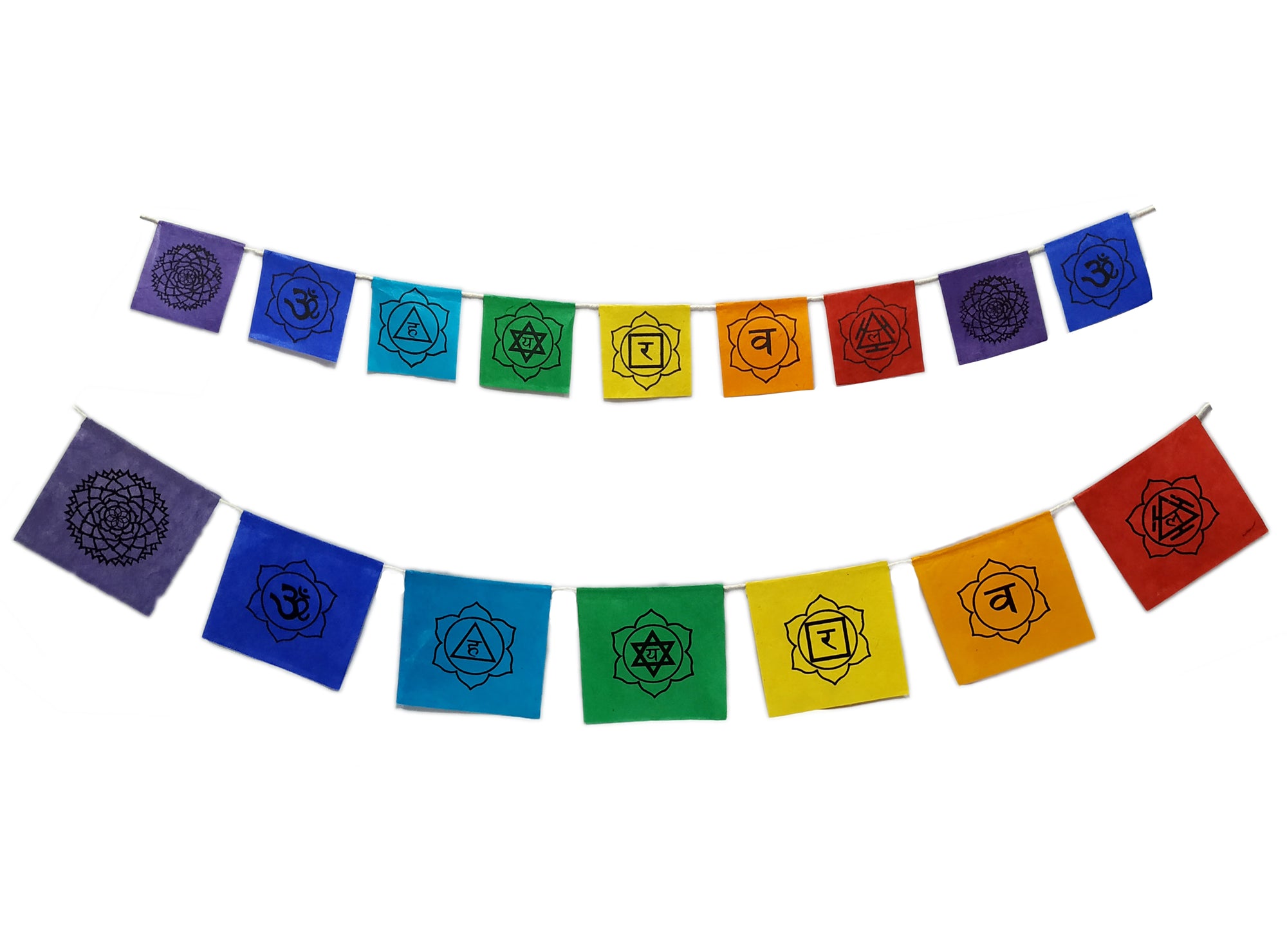 7 Chakra Prayer Flags (Buy 1 Get 1 Free)