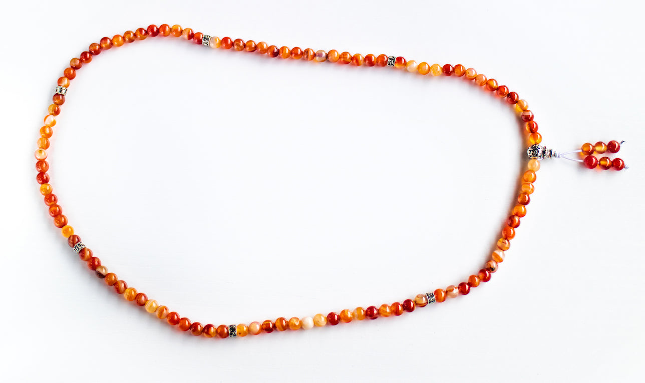 Carnelian Chakra Mala Prayer Beads
