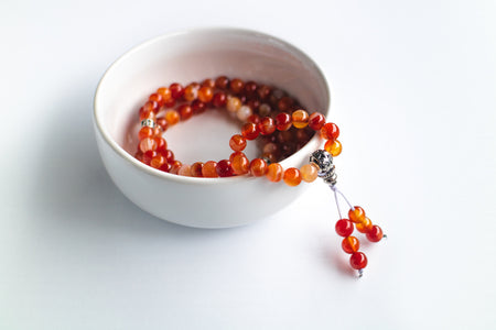 Carnelian Chakra Mala Beads