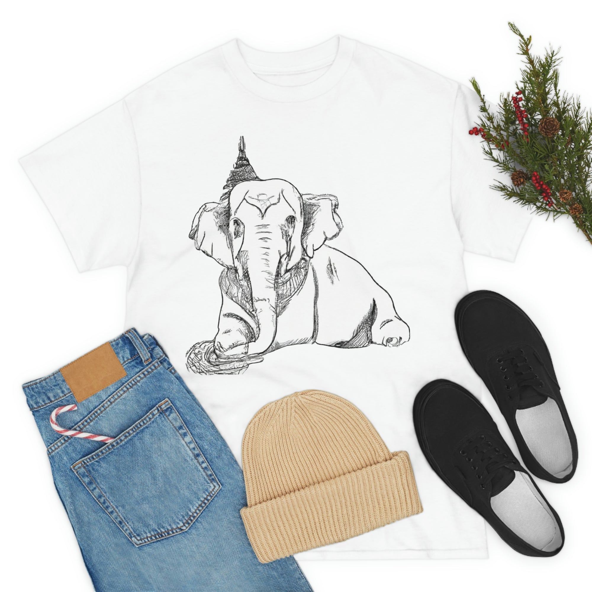 Temple Elephant - Unisex T-shirt