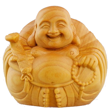 Wood Carved Buddha